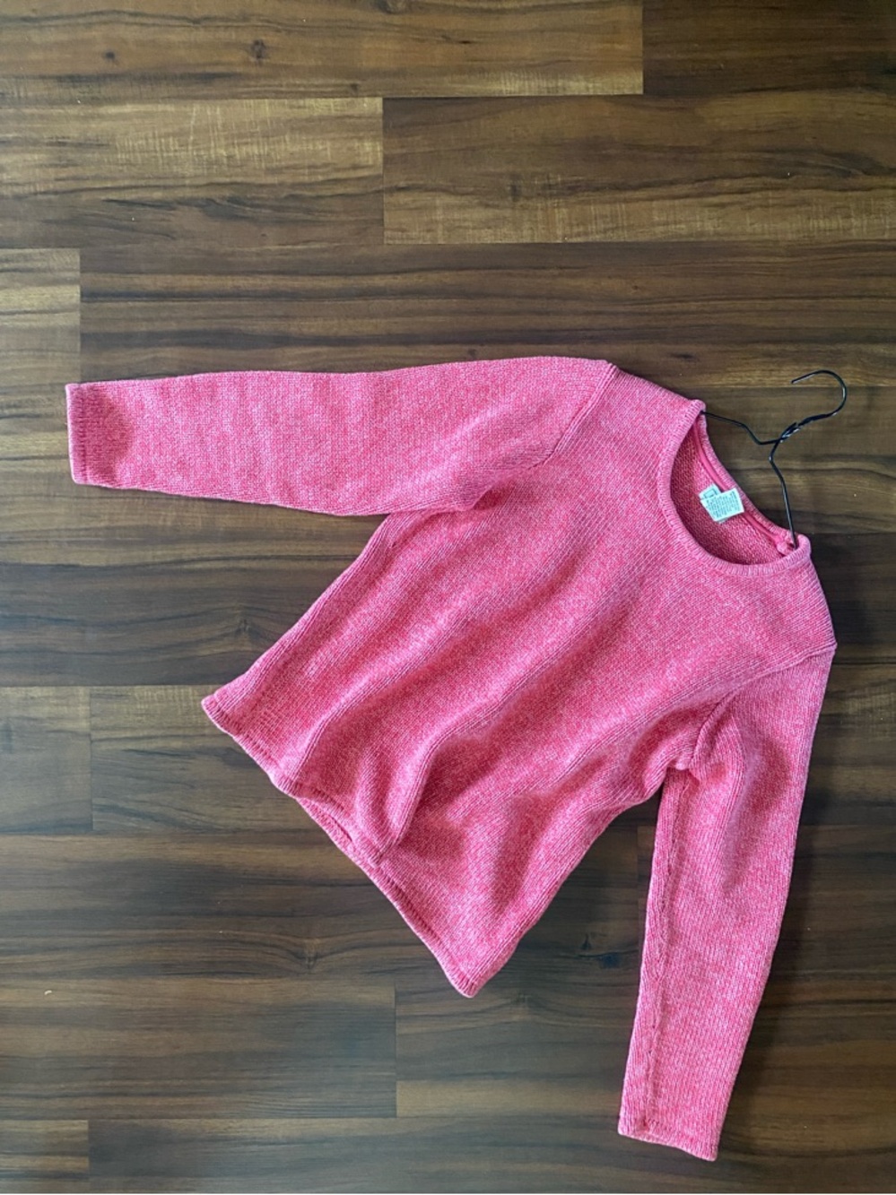 L.L. Bean 100% Cotton Pink Sweater
